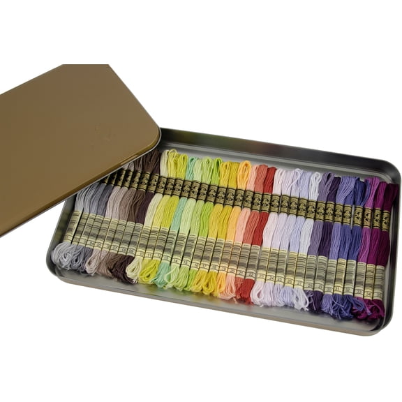 DMC® Collector's Tin 35-New Colors Floss Accessory
