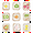 Toasts Pattern, variant on Yayeee Foldable Storage Basket for Shelves with Handles Waterproof Cloth Bins, Toasts Pattern