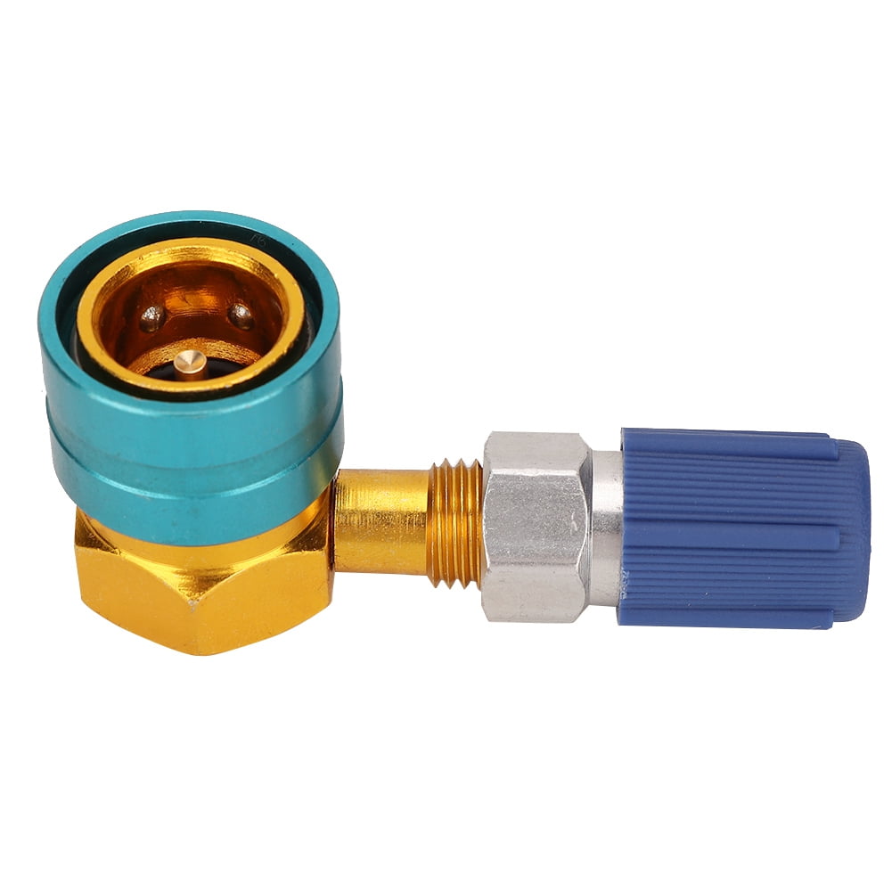 Raccord Adaptateur de Tuyau R12 /à R134a Connecteur pour la Climatisation des Voitures JVSISM R1234Yf /à R134a Coupleur Rapide de C?T/é Bas