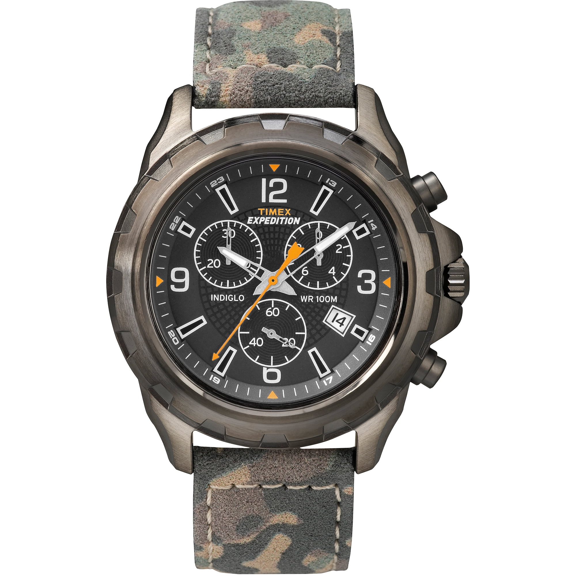 Timex - Timex Expedition Rugged Chronograph Watch - Camo/Brown ...