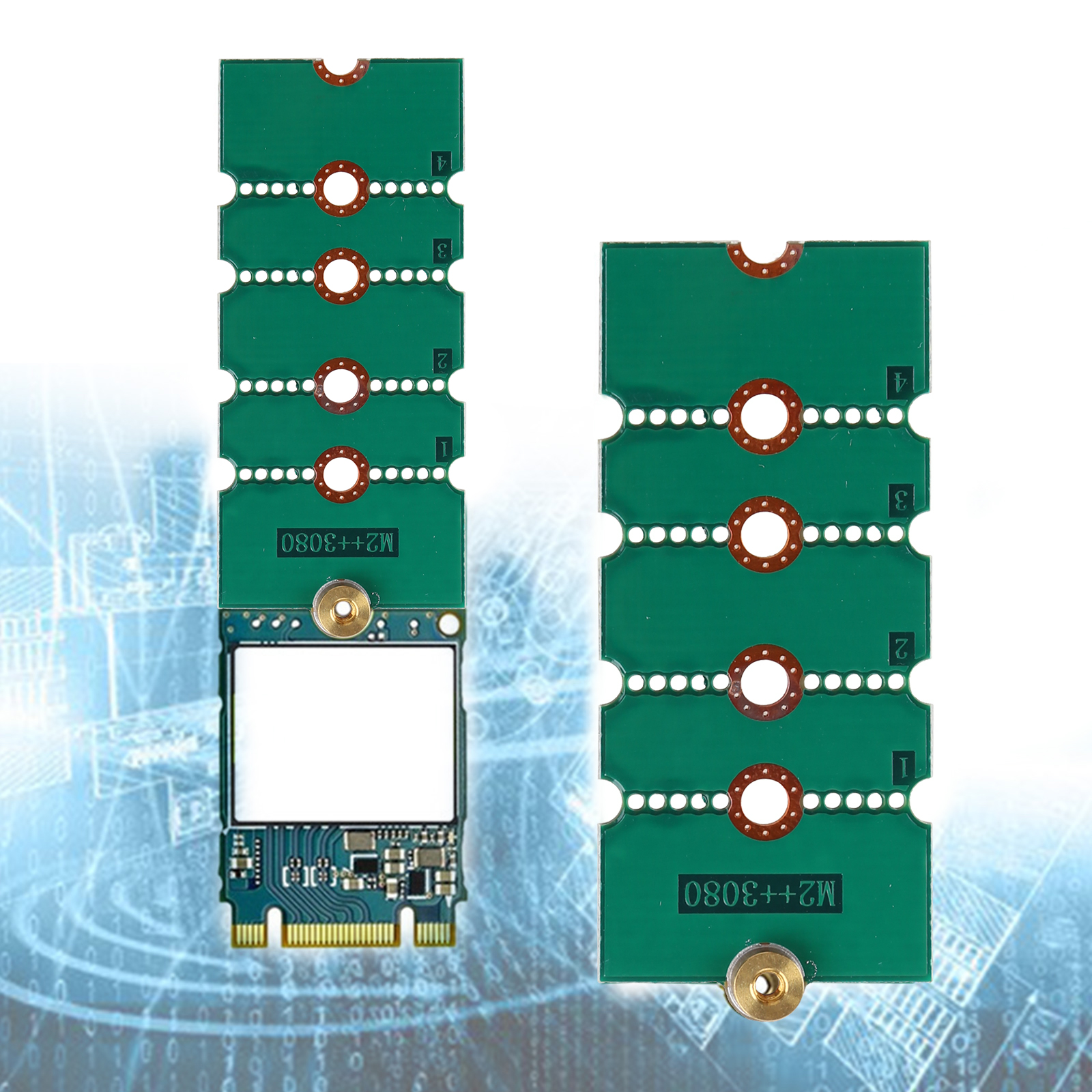 Produktbild von M2 NGFF NVME M.2 Erweitert Transfer Karte 2230 2242 2260 Zu 2280 Flugzeug M2 Änrn Lange Größe NVME NGFF M.2 SSD Adapter
