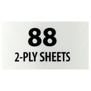 Black and White, 2-Ply Paper Towels, White, 88 Sheets