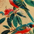 thumbnail image 5 of Orinice Birds Branch Tree Bathroom Decor Set, Colorful Luxurious Graphic Print Polyester Fabric Shower Curtain with Hooks, Home Bathtubs Decoration Shower Curtain for Bathroom 69x72, 5 of 7