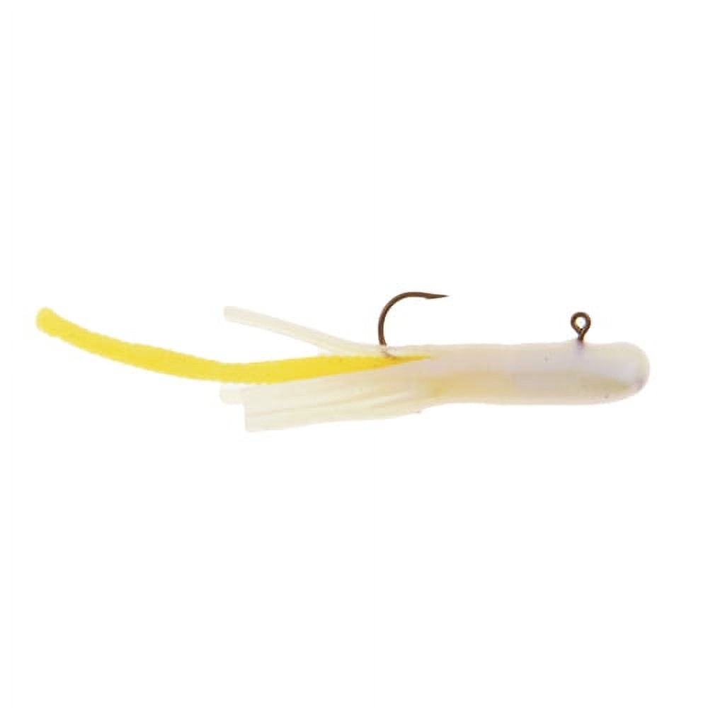 (2 pack) PowerBait Pre-Rigged Atomic Teasers Soft Bait 1/16 oz Size, Pearl White, Per 3 1131235