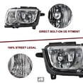 thumbnail image 3 of For 2010-2013 Chevy Camaro Halogen Headlights Headlamp LH+RH Pairs 10-13, 3 of 7