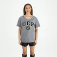 thumbnail image 4 of Women's Gameday Couture Gray UCF Knights Iconic Edge Rhinestone V-Neck T-Shirt, 4 of 7