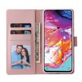 thumbnail image 4 of Compatible with Samsung Galaxy A70/ A70S Premium Vintage PU Leather Magnetic Closure Case with Strap Flip Cover, 4 of 5