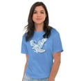 thumbnail image 4 of Hawkeye State Cool Stencil Iowa Hawk Plus Size Crewneck Graphic Tee Shirt Brisco Brands 4X, 4 of 5