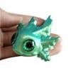 thumbnail image 5 of 1pc black gold 3D Printed Marine Animal Cute Multi-color Salamander Joint Movable Figurine Decoration, 5 of 5