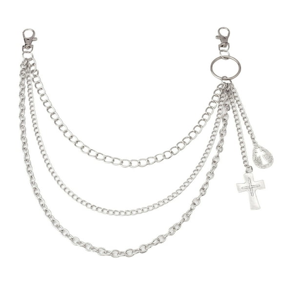 Multi-Layer Pants Chain Punk Chain Belt Jeans Pants Chain for Eboy Cool Aesthetic Chain