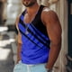 thumbnail image 2 of Mens Summer Surf Beach Tank Top Casual Breathable Sleeveless Top Loose Print Tank TopS, 2 of 5