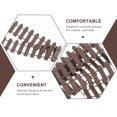 thumbnail image 3 of FESTFENDS Succulent Plants Fence Model 1Set Coffee Wood Decorative Garden Border for Mini Scene Layout Decor, 3 of 8