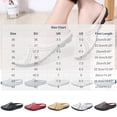 thumbnail image 3 of Women Hollow Floral Cutout Leather Mule Slides Closed Toe Casual Flat Shoes Red 7, 3 of 9