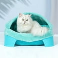 thumbnail image 2 of Durable Eco-Friendly Durable Plastic Cat Litter Box , Open Cats Litter Tray Fits All Cats, 2 of 5