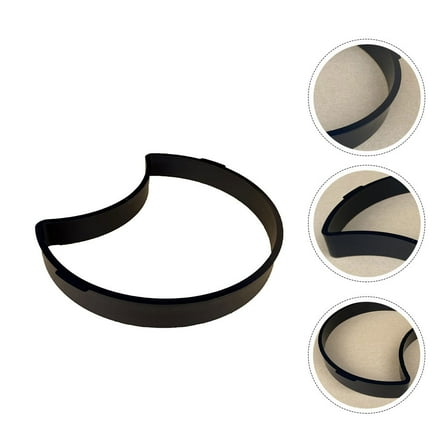 MLINS 2 Pcs Walkway Crescent Mold 34.00X28.00X4.20CM Black