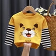 thumbnail image 2 of Staki Long Sleeve for Kids Toddler Boys Cotton Long Sleeve T-Shirts with Prints Baby Boys Pullover Crewneck Shirts 6M-5T,3-4 Years, 2 of 4