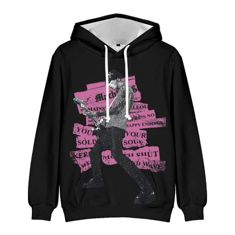 2022 Machine Gun Kelly Merch Sweatshirt MGK Hoodie 3D Cosplay Long Sleeve Pullover