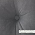 thumbnail image 6 of Sunbrella 2-Piece Outdoor Deep Seat Cushion Set in Canvas Coal, 6 of 9
