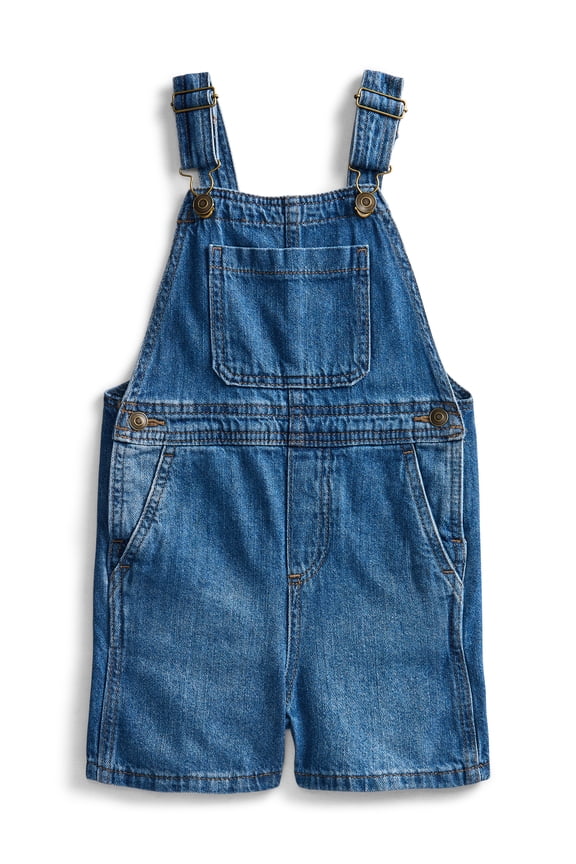 Toddler Boys Denim Shortalls, Sizes 12M-5T