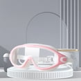 thumbnail image 4 of WDOplteas Gafas Natación Plana HD Antivaho Ajustable Adulto Unisex (rosa Blanco), 4 of 9