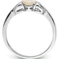 thumbnail image 2 of Sterling Silver Rhodium-Plated Fw Cultured Pearl Ring (Size 7) Made In China qbr20jun-7, 2 of 5