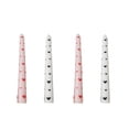 thumbnail image 4 of chaungfeng 4Pcs Heart Taper Candles, Valentine Heart Decorative Candles Long Unscented Candle Sticks for Birthday Wedding Anniversary Party Home Table Decor, 4 of 10