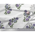 thumbnail image 2 of Soimoi Polyester Crepe Fabric Leaves & Floral Block Decor Fabric Printed Yard 42 Inch Wide, 2 of 3