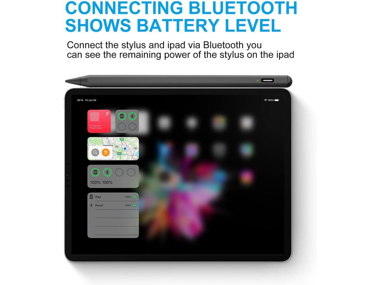Stylus Pen for iPad 9th&10th Gen, ipad pencil with Palm Rejection,Apple Pencil for (2018-2023) iPad Pro 11/12.9, iPad 8th/7th Gen, iPad Air 5th/4th Gen, iPad Mini 6th/5th -for Painting Sketching