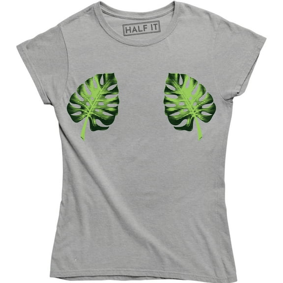 2 Mini Leaves Tropical Image - Save The Enviroment Men's T-Shirt