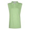 thumbnail image 5 of DHFJKG Polo Shirts For Women Casual Sleeveless Basic Top Stretch Soft Solid Color Turndown Collar Golf Tennis Shirts Stylish Tops, 5 of 5