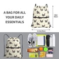 thumbnail image 2 of Vsdgher Chickens And Flowers Drawstring Backpack Water Resistant String Bag Sports Sackpack Gym Sack for Men Women, 2 of 6