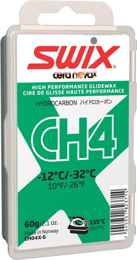 Swix CH04X Wax Green 10 to -25F, 60g by Swix