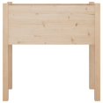 thumbnail image 4 of Jardineras VidaXL de madera maciza de pino 70 x 31 x 70 cm (2 unidades), 4 of 9