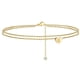 thumbnail image 1 of Xihbxyly Pulseras de Playa con Inicial de Corazón para Mujer (2022), Delicadas Tobilleras En Capas Bañadas En Oro de 14 Quilates, con Inicial de Letra y Corazón, Joyería de Playa., 1 of 2