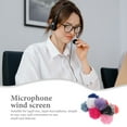 thumbnail image 3 of Miangastore 10 pcs Lapel Microphone Wind Muff Furry Microphone Windscreen Mic Wind Screen, 3 of 7
