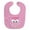 Pink, variant on Caroline's Treasures Baby Bib, Purple Owl Bib, Purple Stripe