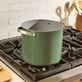 thumbnail image 6 of Caraway Stock Pot - 12 Qt Ceramic Coated Pot With - Fee From Forever Chemicals - Large Pot for Bigger Batches - Sage, 6 of 9