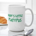 thumbnail image 6 of CafePress - Daddys Little Platypus Large Mug - 15 oz Ceramic Large White Novelty Mug, 6 of 6