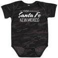 thumbnail image 3 of Inktastic From Santa Fe New Mexico in White Distressed Text Boys or Girls Baby Bodysuit, 3 of 5