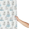 thumbnail image 3 of Shower Curtain, Playful Polar Bear Pals Waterproof Fabric Plastic Shower Curtain, Drying Fast Bathroom Curtain with 9 Buttonholes, Ruffle Shower Curtain 60x72in, 3 of 8
