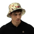 thumbnail image 4 of Balery Wine Sombreros para el sol para hombre y mujer, sombrero de pescador con UPF 50+, 4 of 6