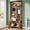 Brown, variant on Fnova 70.8" Hall Tree with Bench and Shoe Storage, Farmhouse Coat Racks with 4 Hooks, Space-Saving, Brown