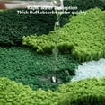 thumbnail image 5 of Bathroom Rugs Moss Flocking Rug Bathroom Non-Slip Absorbent Floor Mat Soft Microfiber Rug Door Mat Area Rug Green 40x60cm, 5 of 6