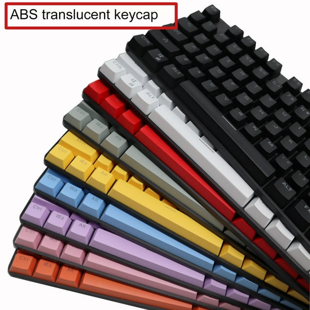 Visland 104Pcs Gaming Keyboard Caps,Universal Keycaps for Mechanical