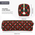 thumbnail image 3 of Fotbe Christmas With Character Estuche para Lápices de Cuero con Estampado, Estuche con Cremallera Resistente, Organizador Compacto y Elegante para Papelería, 3 of 7