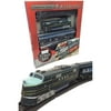 Classic Railway Set with Light and Sound Die-Cast Train Models, Turquoise, Size: One Size