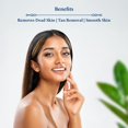 thumbnail image 4 of Exfoliante Facial Gold de Blue Nectar para Piel Radiante | Limpiador y Exfoliante con Aloe Vera, Nuez y Kumkumadi para Hombres y Mujeres | Eliminador de Bronceado Ayurvédico (12 Hierbas, 48 g), 4 of 7