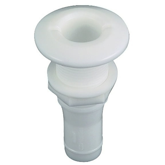 Perko 1-1/8 Inch Thru-Hull Fitting for Hose Plastic