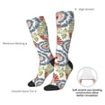thumbnail image 4 of Yiaed Paisley Floral 5 Print Great elasticity Adult Stockings Sports socks for Men and Women, 4 of 6
