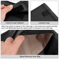 thumbnail image 5 of Unique Bargains Faraday Bag, 2Pcs RFID Signal Blocking Pouch Clamshell 7.87 Inch Anti-Radiation Anti-Tracking Anti-Spying, Black, 5 of 5